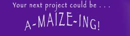 Your next project could be A-MAIZE-ING